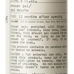 Le Labo Tonka 25 Shower Gel