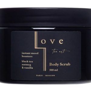Love Tea Art Body Scrub Wash Black Tea and Nutmeg Vanilla