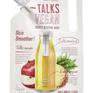 Missha talks Vegan Squeeze Pocket Sleeping Mask Skin Smoother