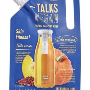 Missha talks Vegan Squeeze Pocket Sleeping Mask Skin Fitness