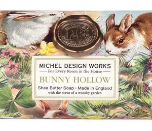 Michel Design Works Bunny Hollow Large Bath Soap Bar