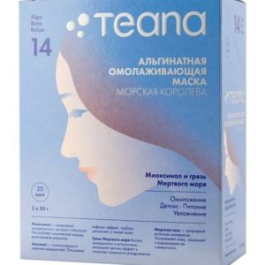 Teana Альгинатная омолаживающая маска Морская королева